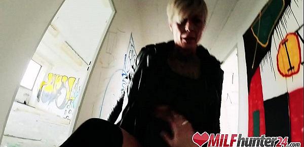  After sucking his dick, MILF Vicky has to offer her wet pussy to the MILF Hunter! I banged this MILF from milfhunter24.com!